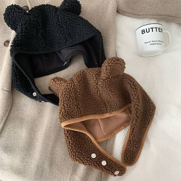 Vinterlue Caps Bear Pullover Lue HVIT WHITE