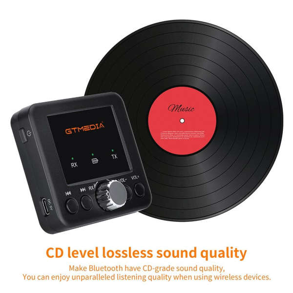 Bluetooth Audio Adapter GTMEDIA RT05 Mottakersender
