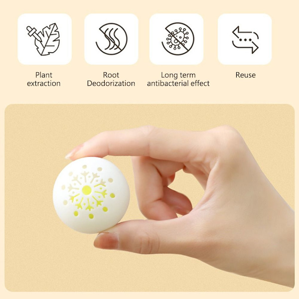 Deodorizer Freshener Balls Deodorant Cleaner Deodorizing Pill