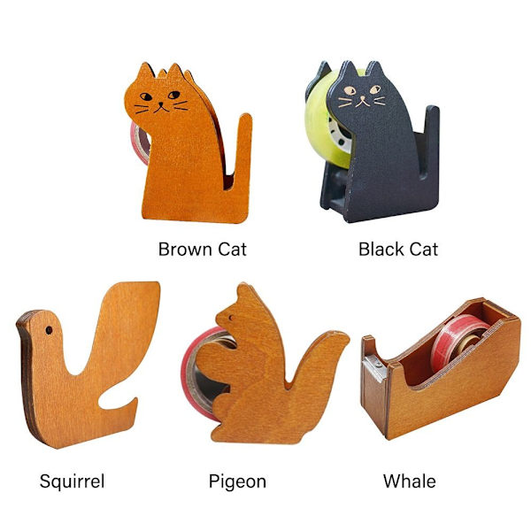 Teipin annostelija Naamionauhaleikkuri BROWN CAT BROWN CAT Brown Cat