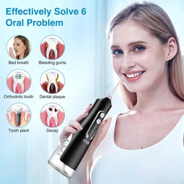Oral Irrigator Electric Teeth Cleaner SORT black
