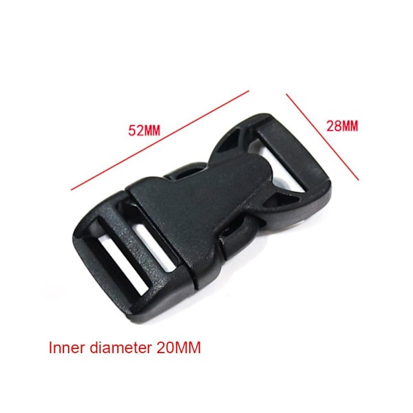 5kpl Sivusoljet Kaareva solki 61X32MM 61x32mm