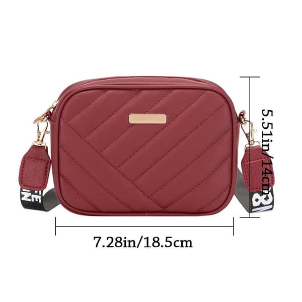 Mode PU Axelväska Handväskor Dam Sling Bag ROSA pink