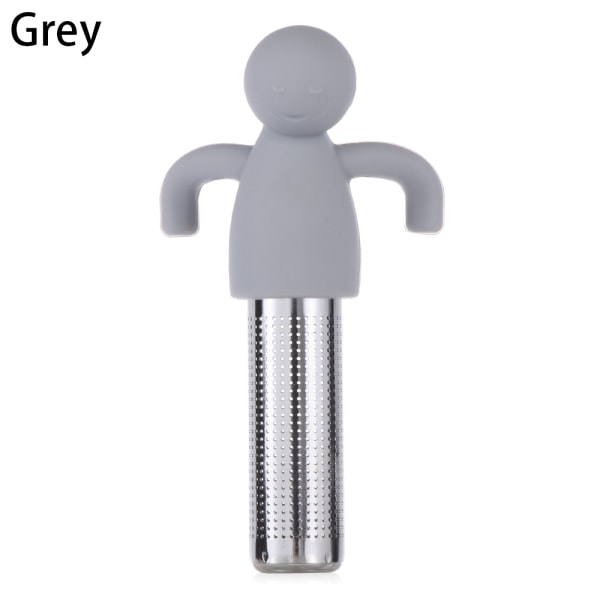 Teinfusor Little Man Shaped GRÅ grey