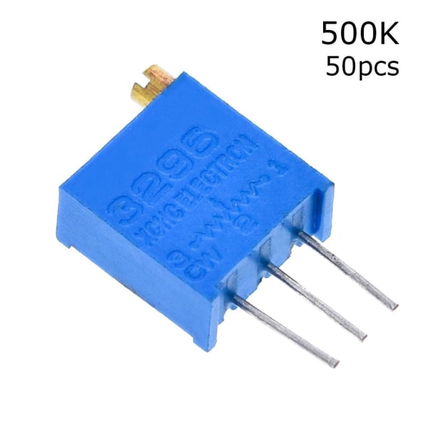 50st trimmerpotentiometer 3296W 50st 500K 50st 500K 50pcs 500K