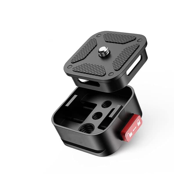 Hurtigutløserplate Kameramonteringsadapter Tripod Kulehode