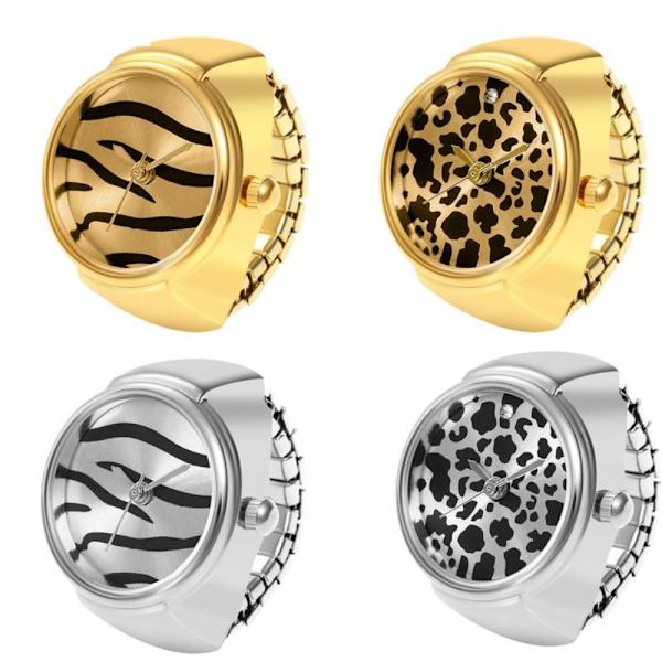 Finger Rings Klockor Ring Watch SILVER AA Silver A-A
