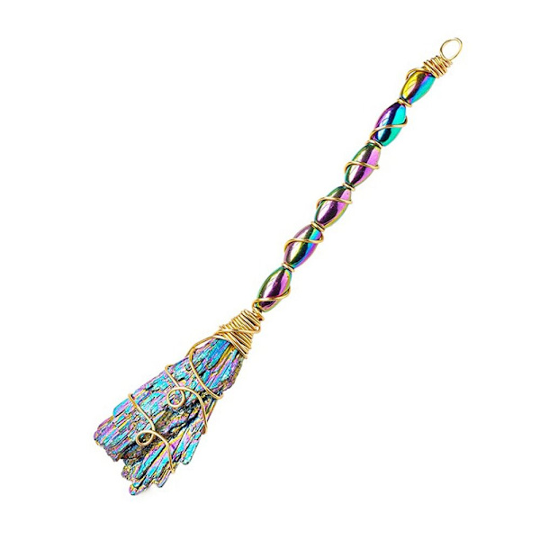 Natural Crystal Broom Svart Turmalin Broom 3 3 3