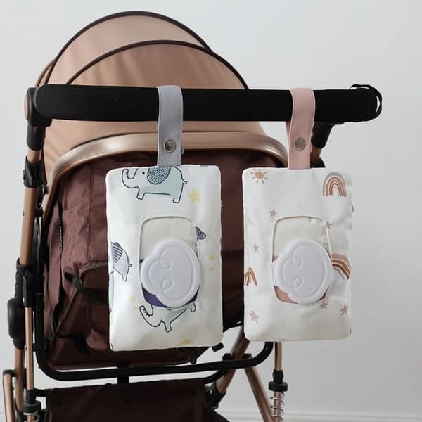 Trykt Wipes Dispenser Wipes Case GRÅ grey