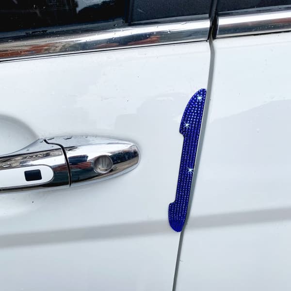 4 ST Dörr Anti-kollisionslist anti-scratch BLÅ blue
