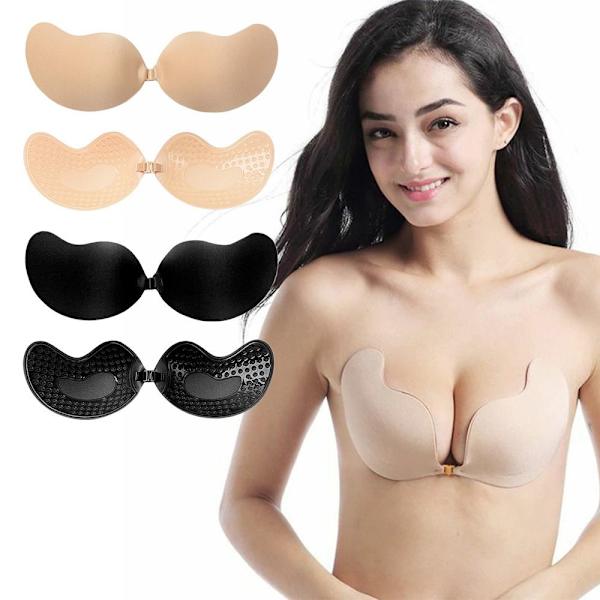 Invisible Bras Alusvaatteet MUSTA A A black A-A