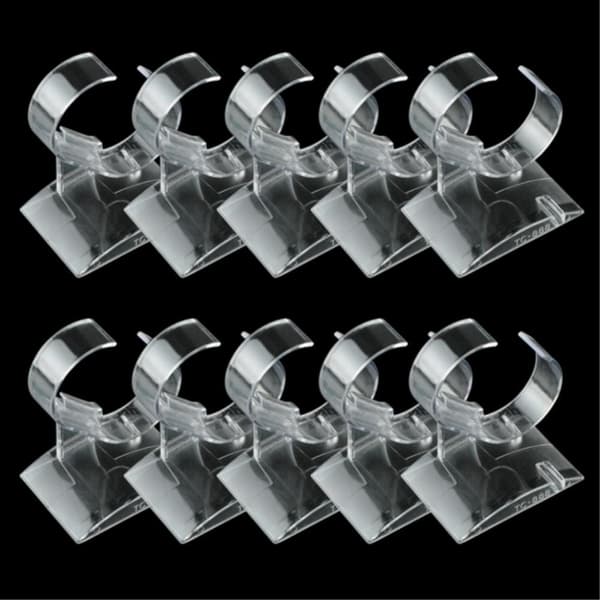 10st klar akryl STOR large