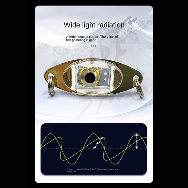 LED Lure Light Blinklampe RØD RØD Red