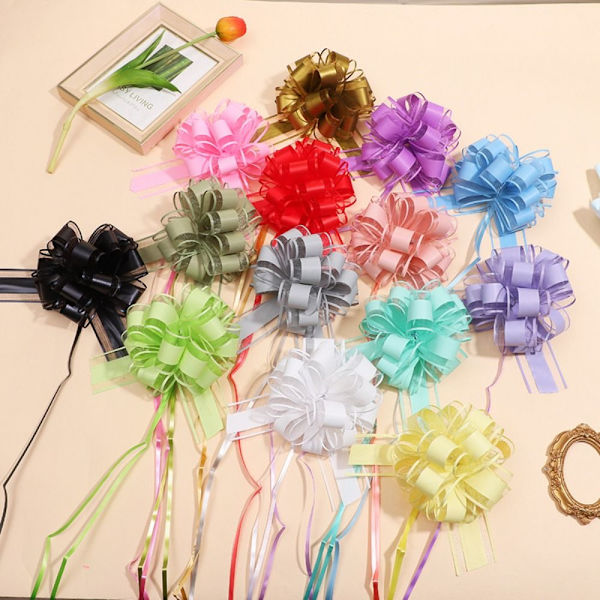5 Stk Bånd Blomsterbuer Knop STIL 5 STIL 5 Style 5