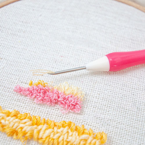 Broderstygn Penna Punch Nål Verktyg B-FÄRG Slumpmässig B-FÄRG B-Color Random