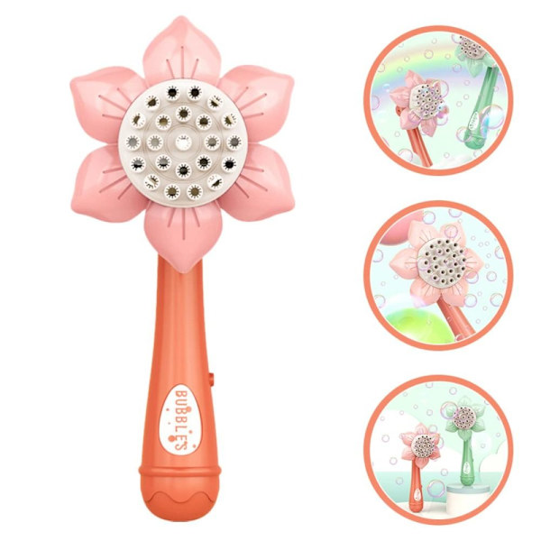 Sunflower Bubble Machine Baby Bubble Gun ROSA pink