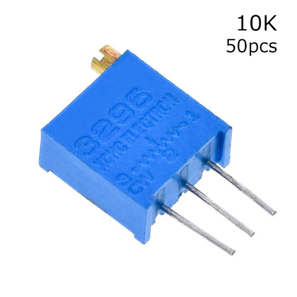 50st trimmerpotentiometer 3296W 50st 10K 50st 10K 50pcs 10K