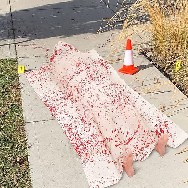 Fake Corpse Prop Haunted House Party Inflatable Corpse