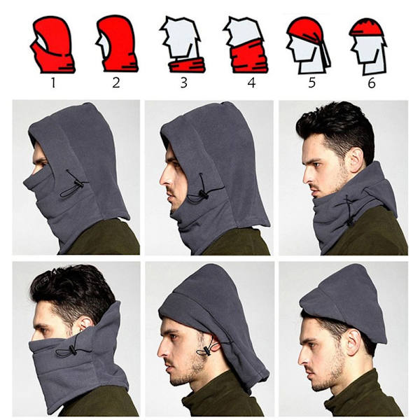 Balaclava Vinterhatt KAMOUFLAGE camouflage