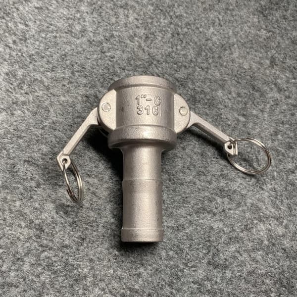2 ST Camlock Typ C Kam och spårslangkoppling 1" Camlock 2PCS