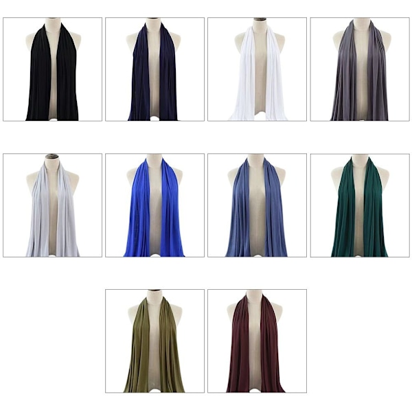 Muslim-huivi VAALEANHARMAA Light grey