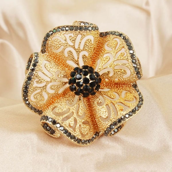 Åpen ring Stor blomsterring 1 1 1