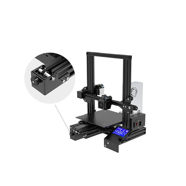 Y-akse remstrammer 4040 Y-akse Synchronous Belt Upgrade