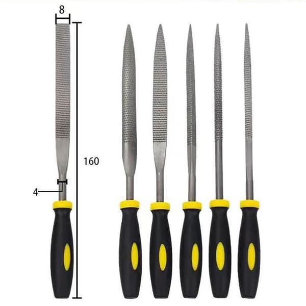 6 stk træraspfiler Assorterede rasper B B B