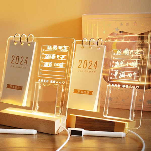 LED Nattlys Nedtelling Note Board 01 01 01