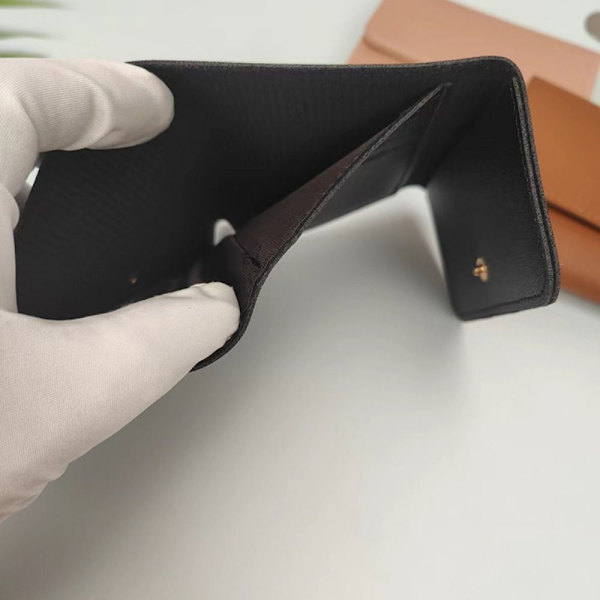 2stk Lommebokkortholder i skinn SVART black