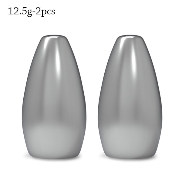 1/2/5 stk Fiske Tungsten fallsynke 12,5G-2STK 12,5G-2STK 12.5g-2pcs