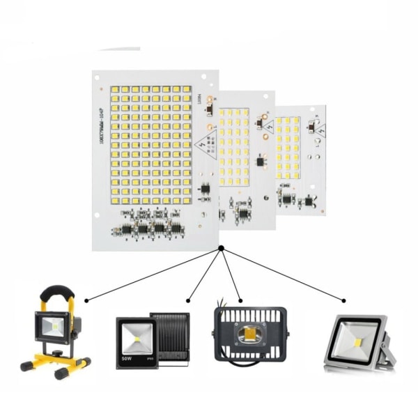 LED Chip Flood Light Beads VIT 100W 100W white 100W-100W