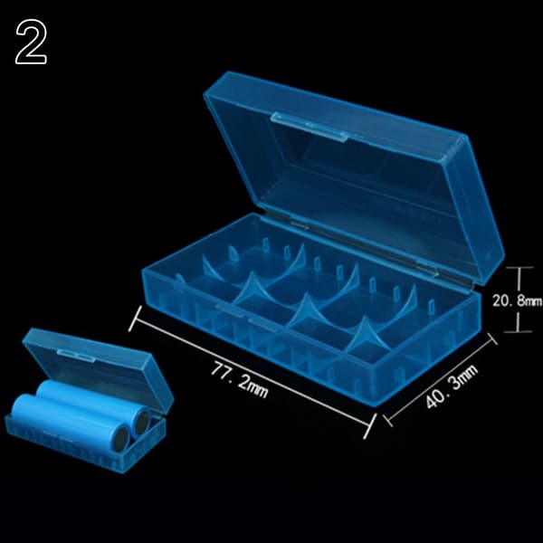 2 Batterikasse Batteriholder Opbevaring 2 2 2