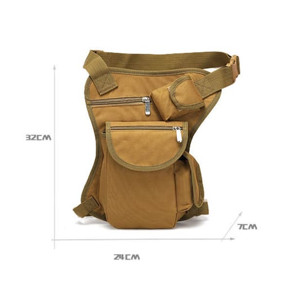 Drop Taljetasker Leg Pack Bag TAN tan