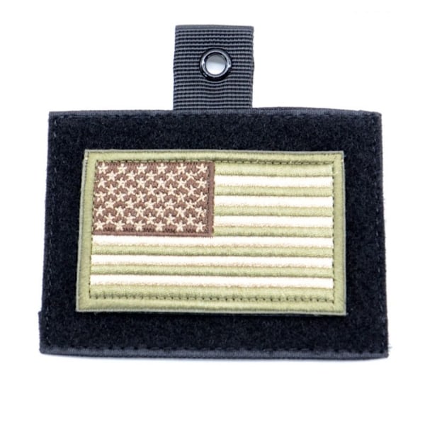Tactical Patch Vest Rygsæk Patch SORT 7,6X10CM Black 7.6x10cm