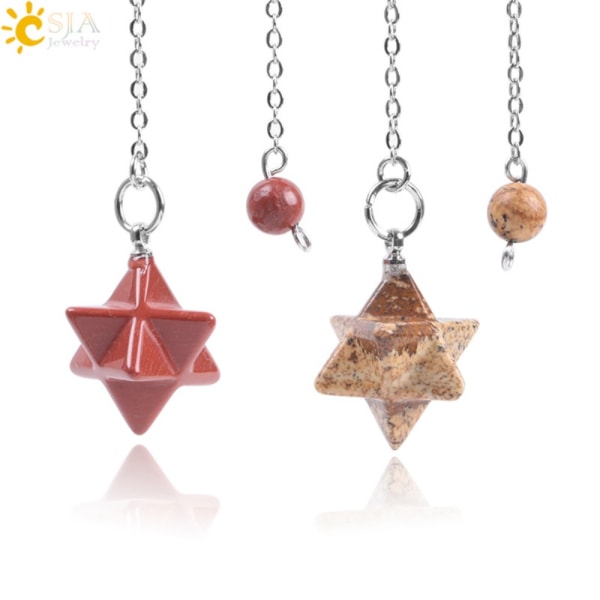 Merkabah Pendulums Quartz Pendel BLÅ SAND BLÅ SAND Blue Sand