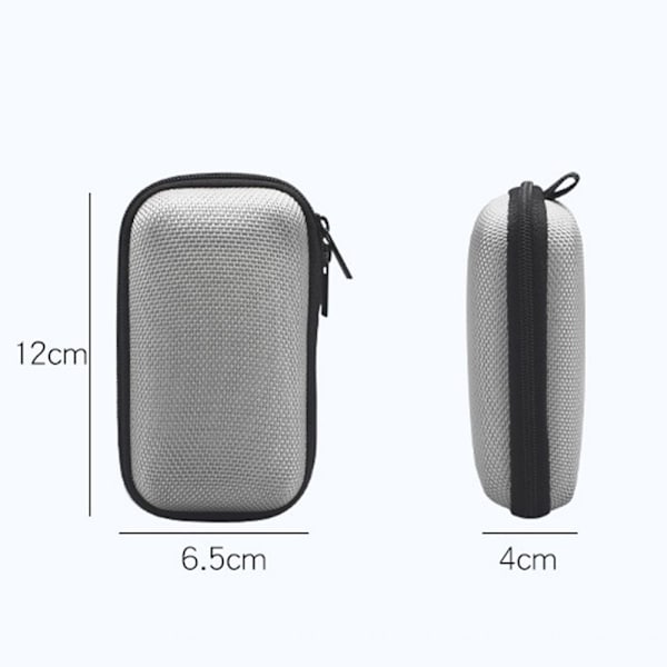 Digital Organizer Headset Case Box PUNAINEN Red