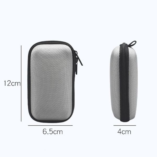 Digital Organizer Headset Veske Box SØLV Silver