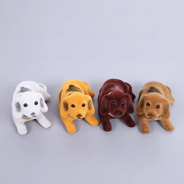 Autokoristeet Shaking Head Dog Doll KELTAINEN yellow