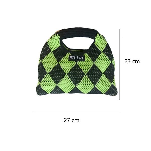Kudottu laukku Crossbody Laukku VIHREÄ green