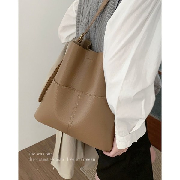 Crossbody taske Enkelt skuldertaske BRUN BROWN