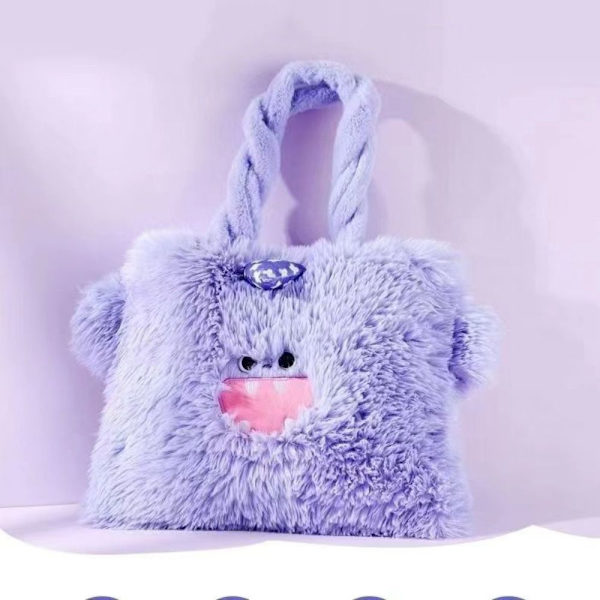 Muleposer Plys underarmstaske LILLA purple