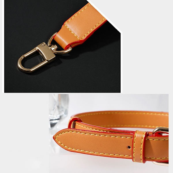 Handväska i äkta läder Axelrem Crossbody 07 07 07