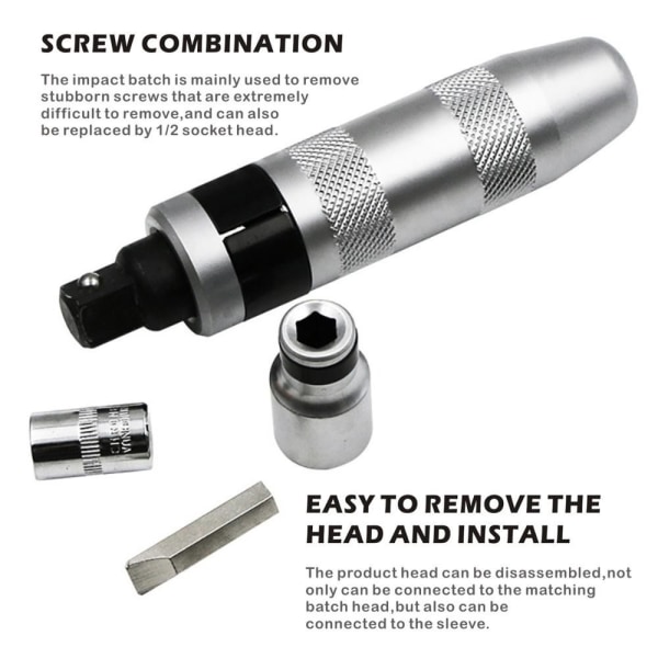 Skrutrekker Socket Kit Bits Verktøy