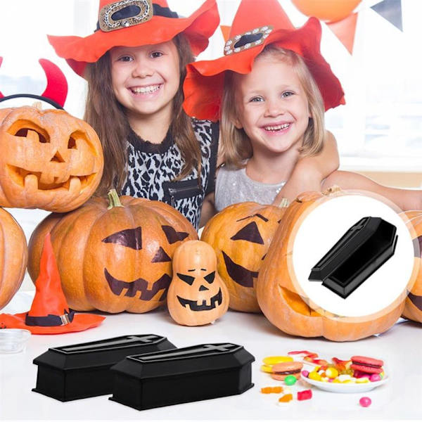 5 stk Halloween kisteesker Ornamenter Dekselesker Smykker