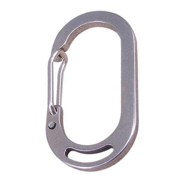 2 stk Fjederspænder U-formet Ring SORT Black