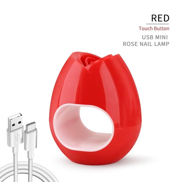 Nail Fast Dryer Nail Lamp Machine PUNAINEN red