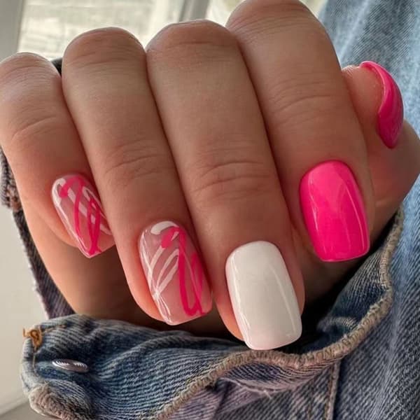 24stk False Nails Long Square JP2523 JP2523 JP2523