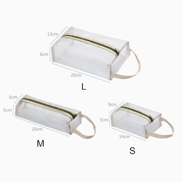 Opbevaringstaske Makeup Pouch GRØN 14X9X5CM green 14x9x5cm