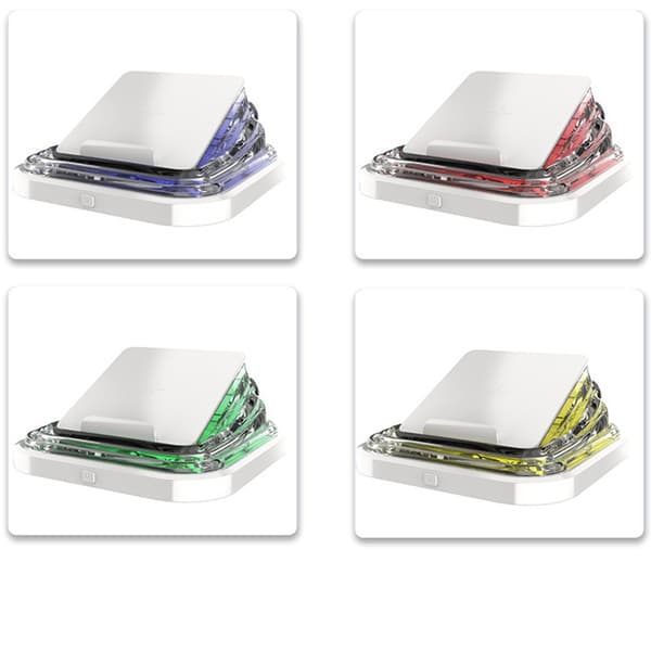 Trådløs oplader LED bordlampe SORT black